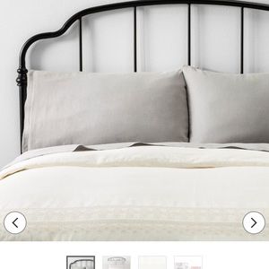 Hearth and Hand Embroidered Duvet Cover Set